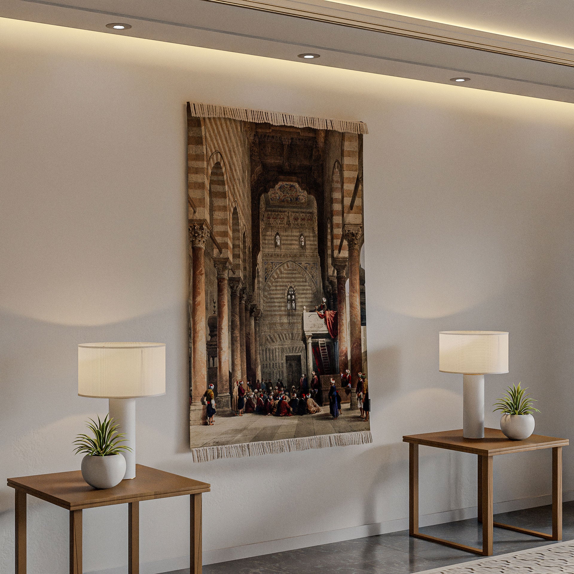 Wall Rug - Mosque of the Metwalys illustration