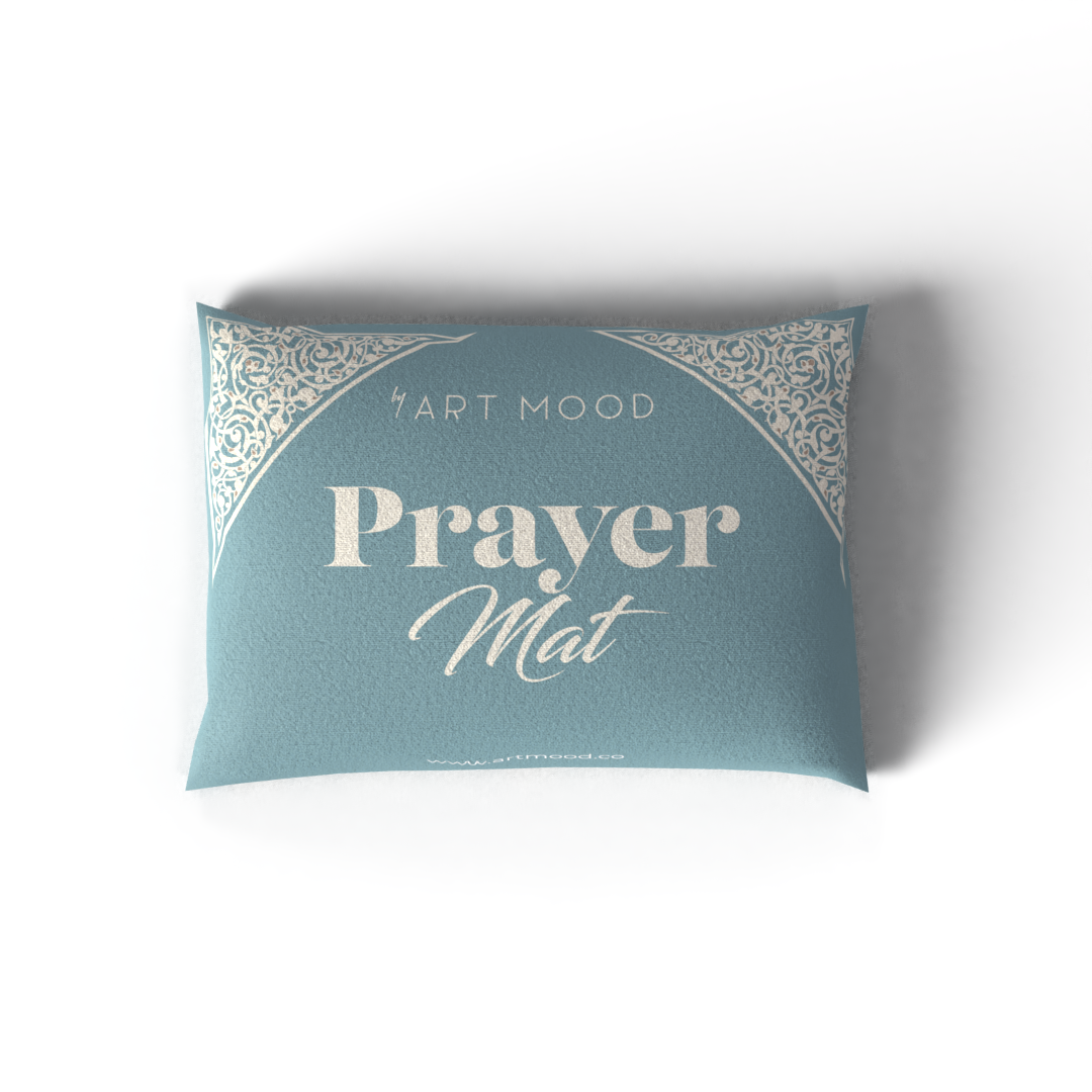 Prayer Mat AL-Qubba Blue - Velvet