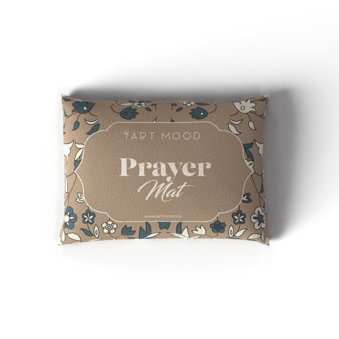 Prayer Mat AL-Rawda Beige - Velvet