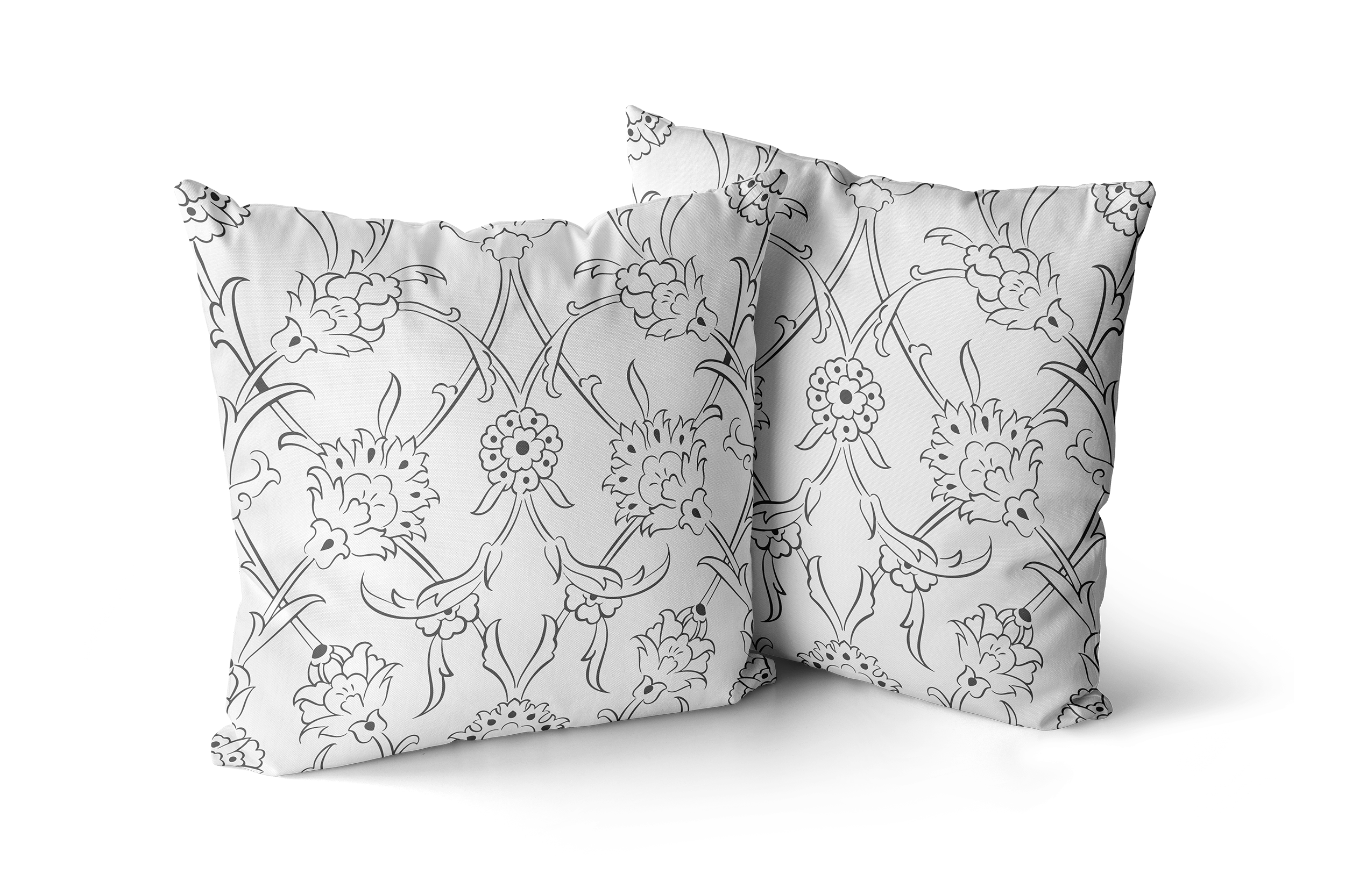 Coloring Cushion - Ornament Design