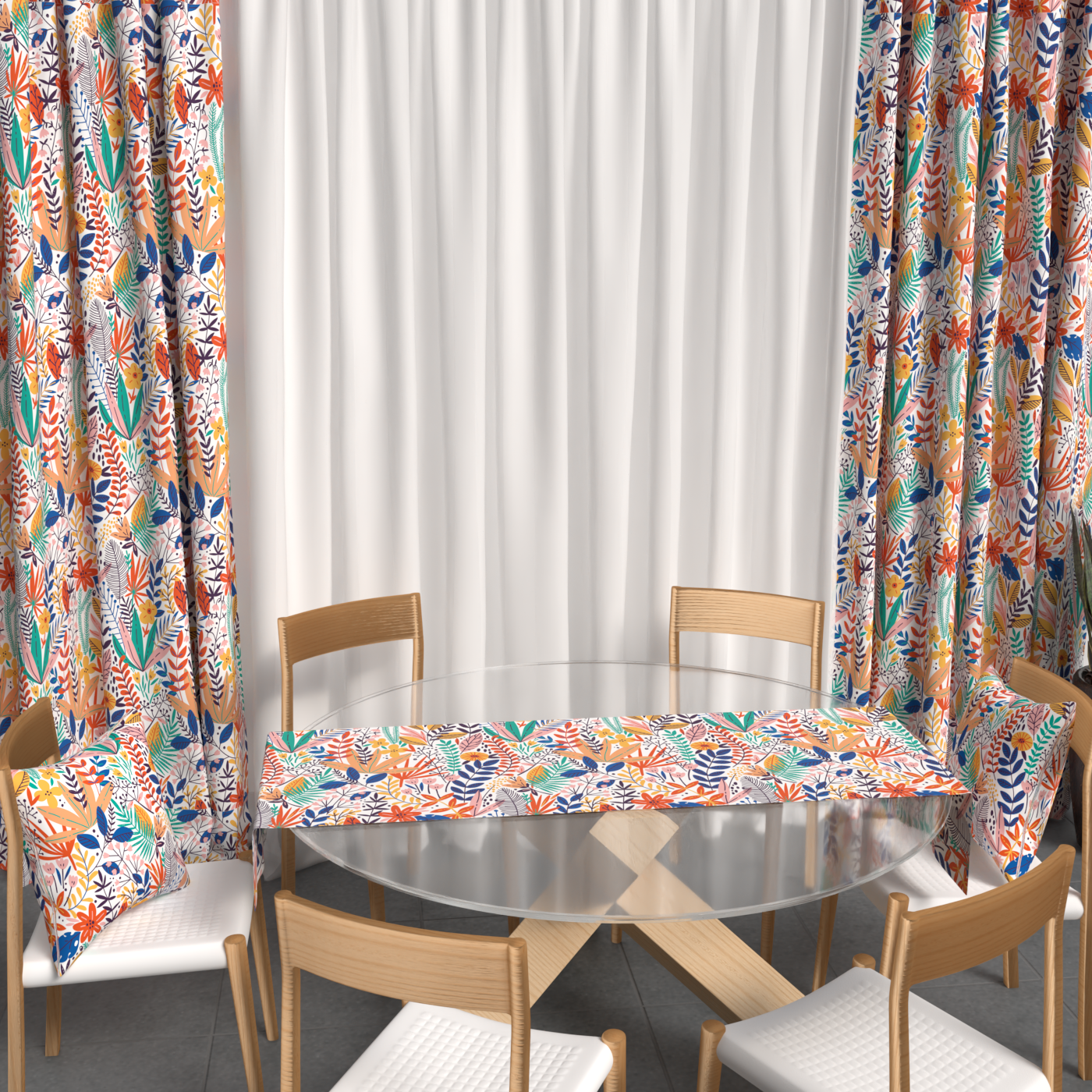 Ensemble complet de fleurs