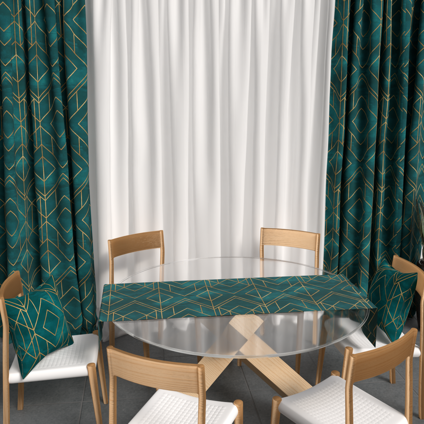Ensemble complet Golds Sarcelle