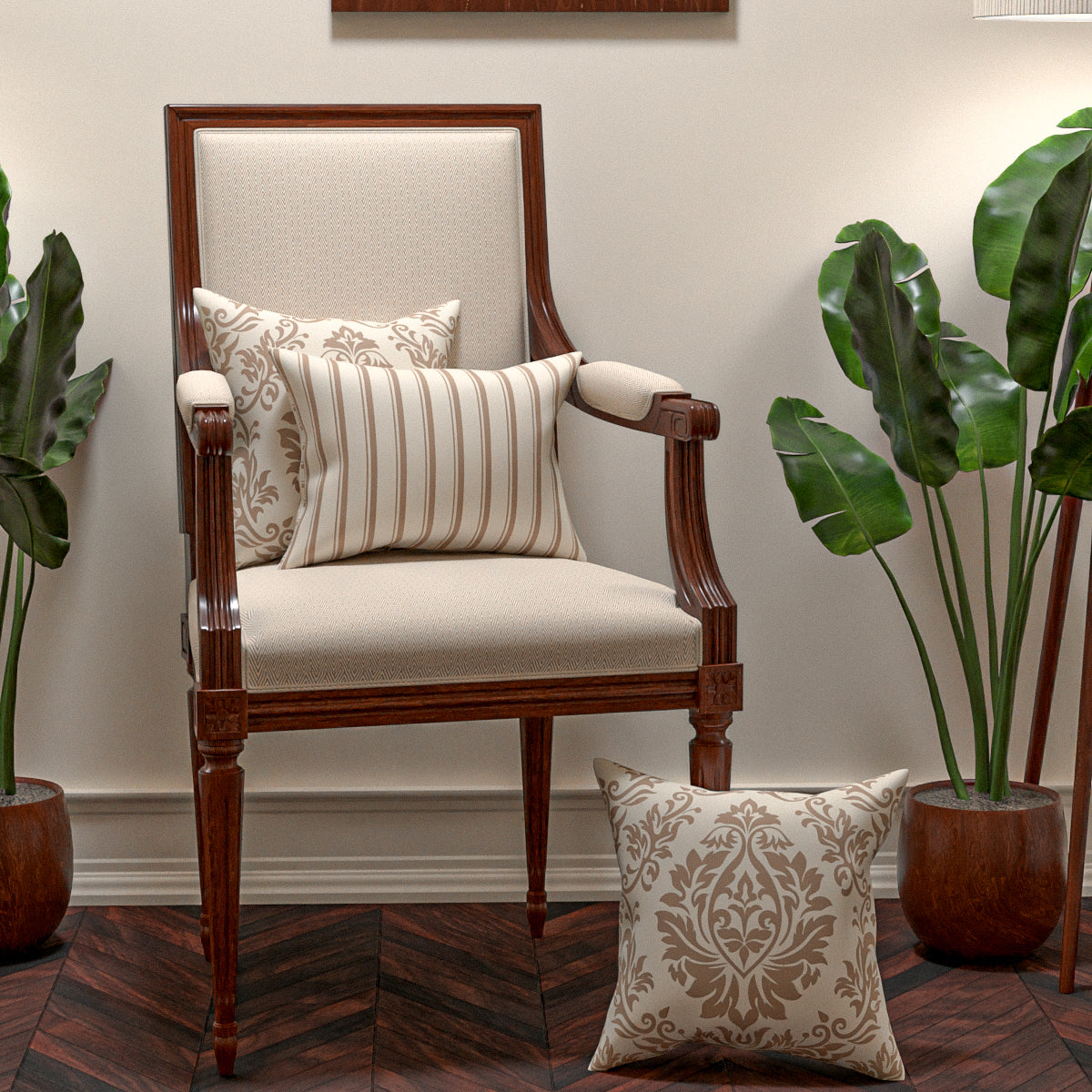 Sophia Cream Cushion Set