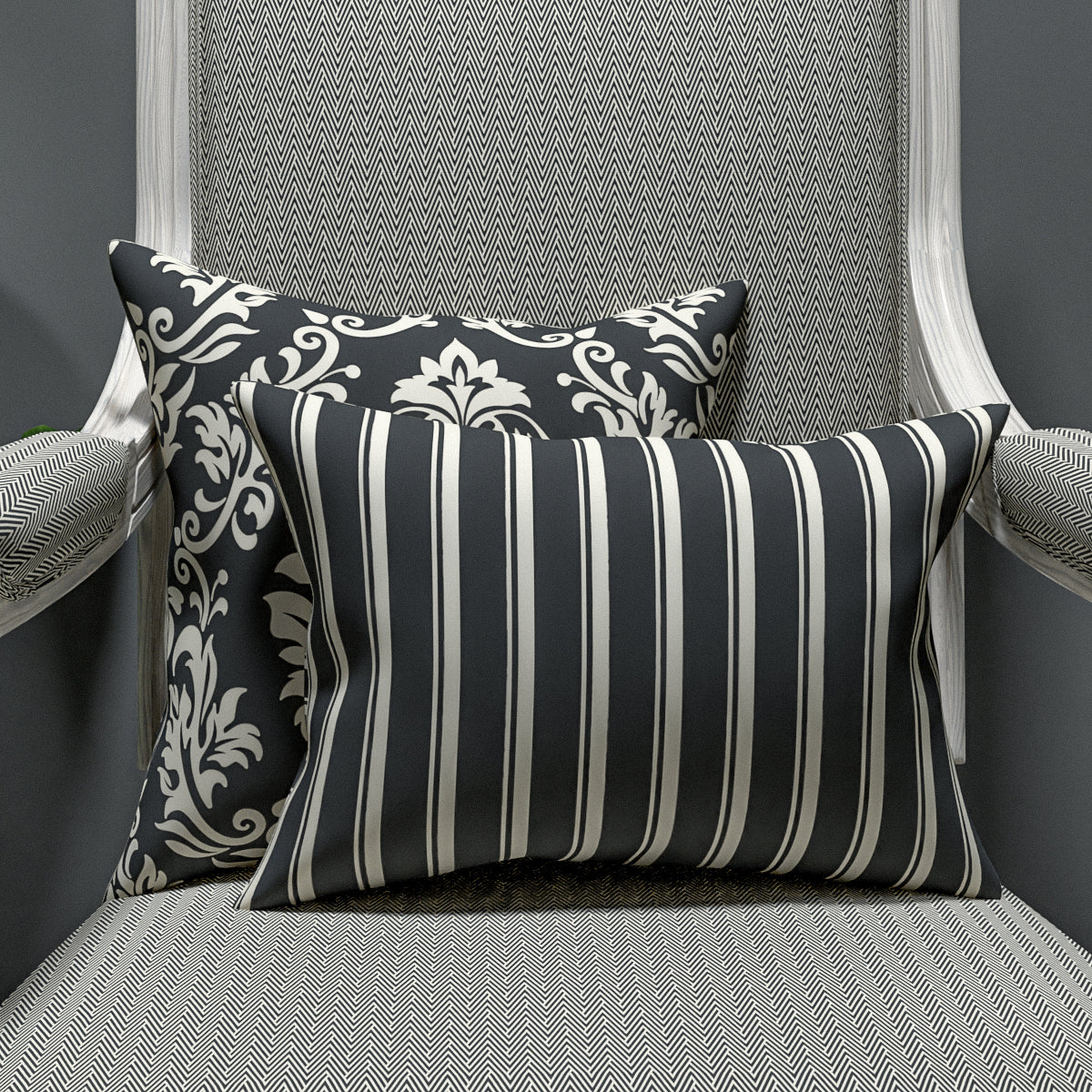 Sophia Grey Cushion Set
