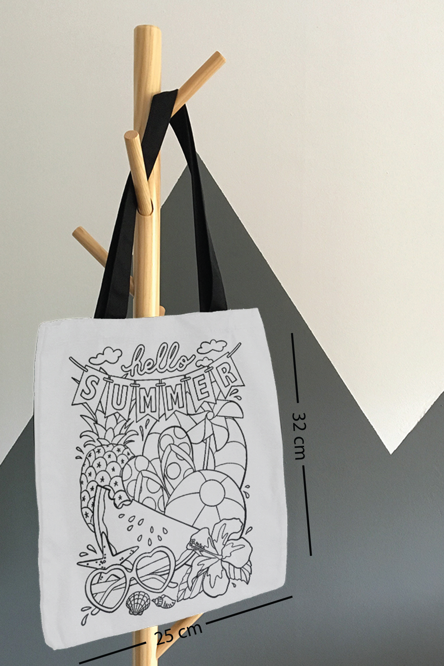 Coloring Tote Bag Summer 1
