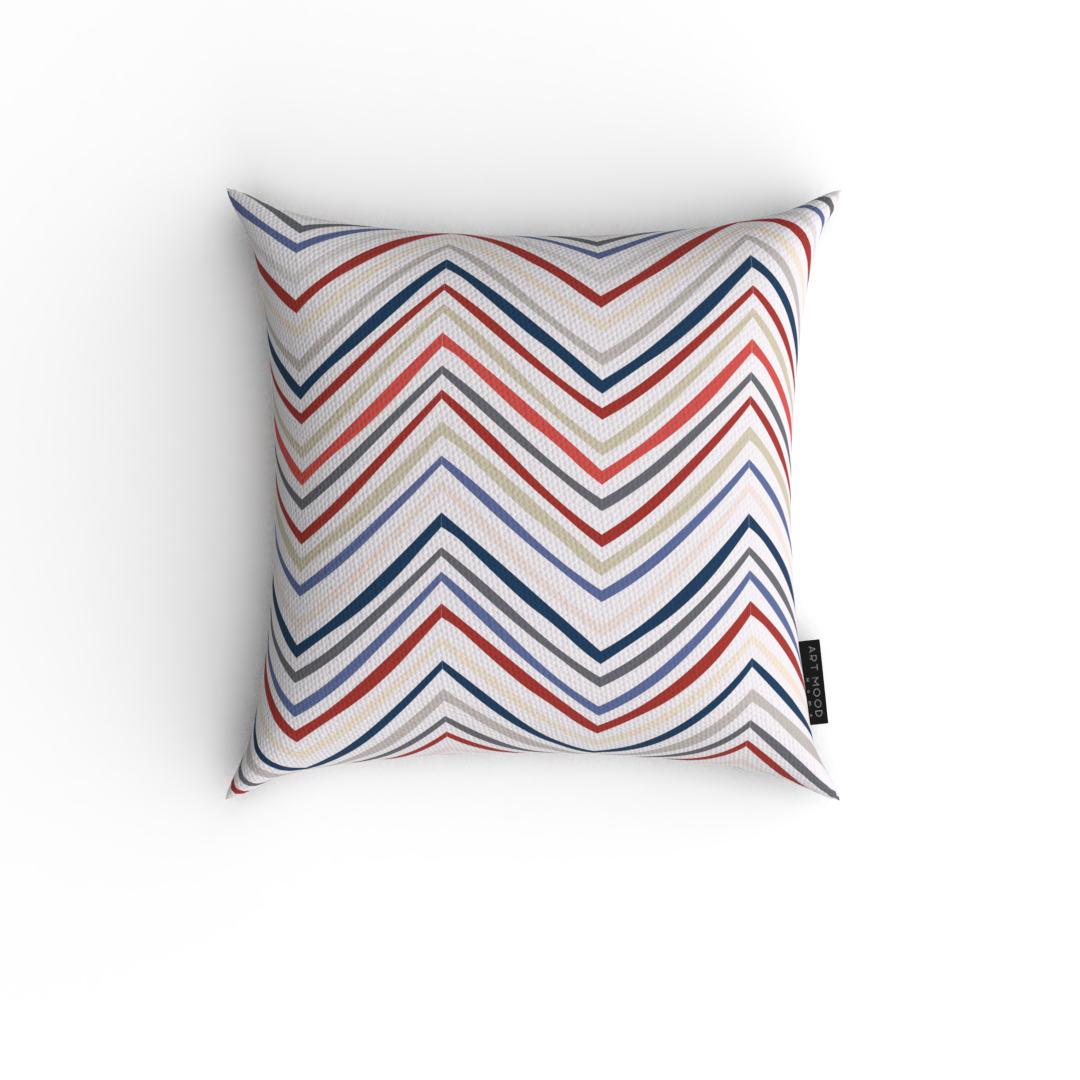 Lila Zigzag Cushion