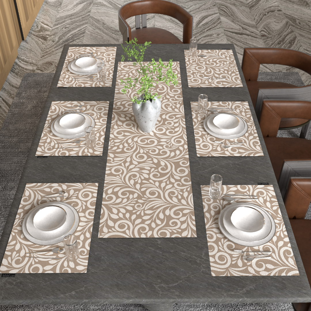 Ensemble de sets de table et chemin de table Cran