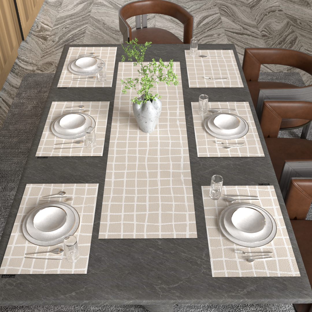 Ensemble de sets de table et chemin de table Haven 02
