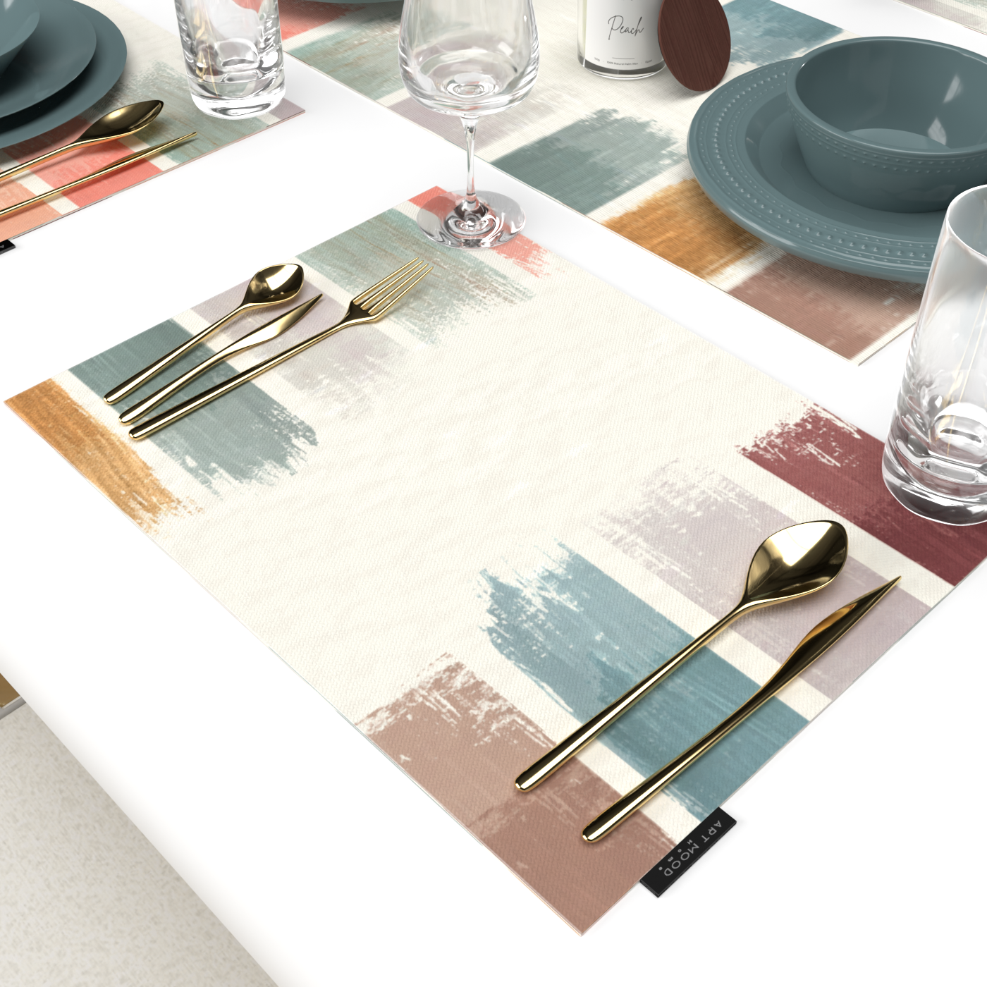 Ensemble de sets de table et chemin de table Palette