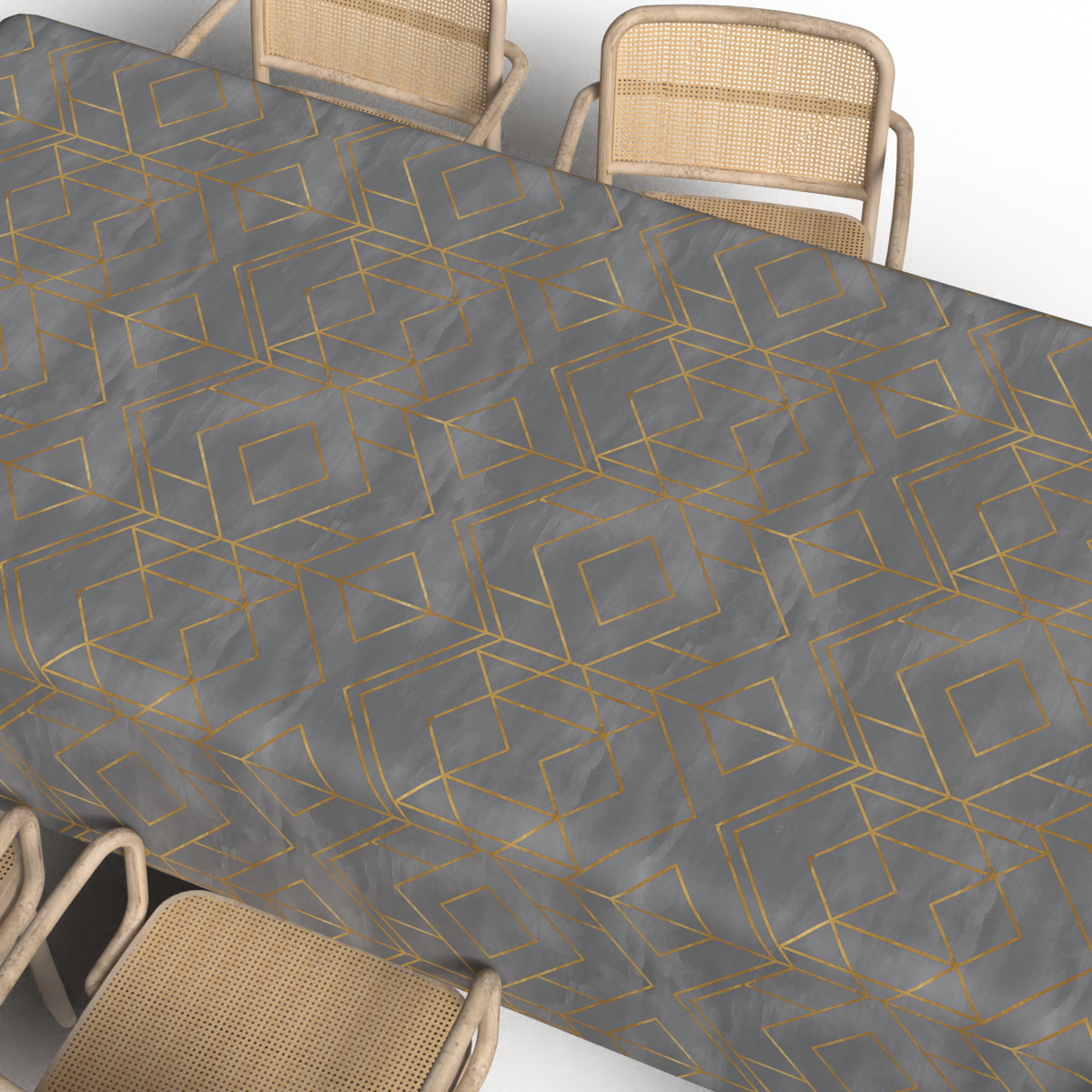 Golds Grey Tablecloth