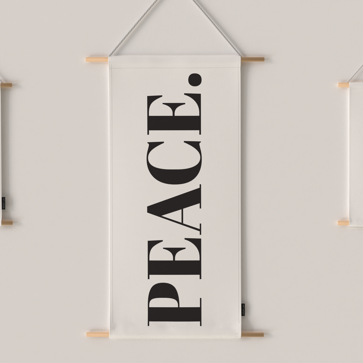 Ensemble d'affiches en tissu de paix