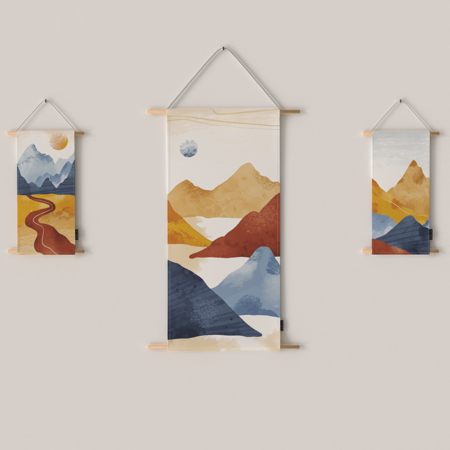 Ensemble d'affiches en tissu Terrian