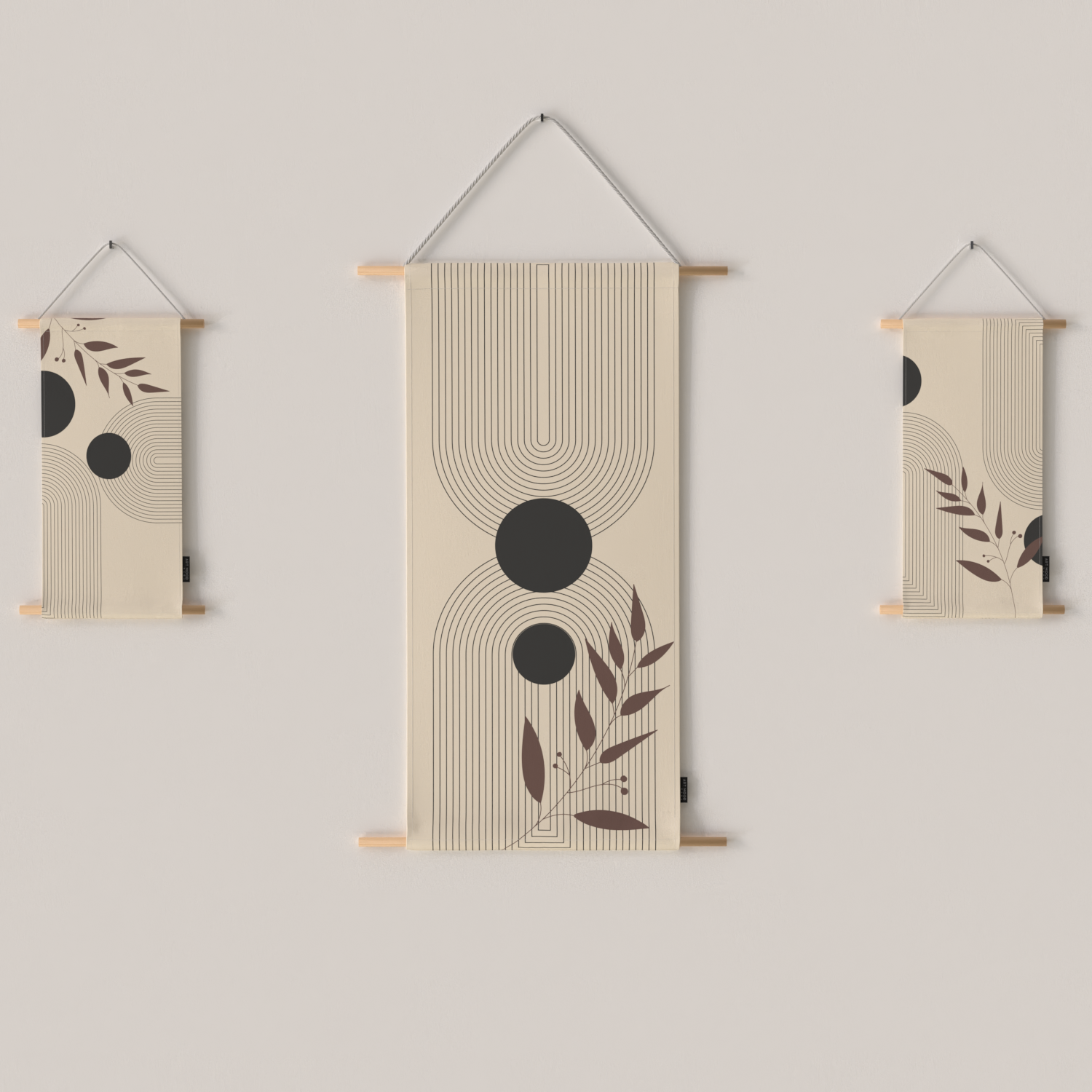Ensemble d'affiches en tissu Arches