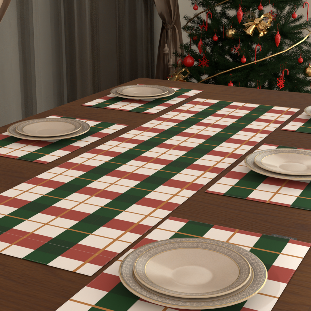 Christmas 1 Placemats & Runner Set